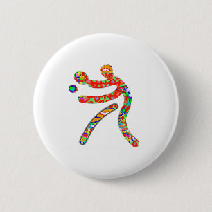 Chapa Redonda De 5 Cm Deportes de los TENIS DE MESA