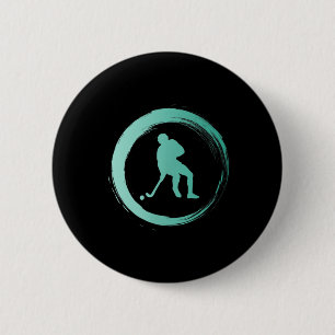 Chapa Redonda De 5 Cm Deportista Hockey Hockey sobre hierba _9