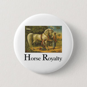 Chapa Redonda De 5 Cm Derechos del caballo de la CAMISETA