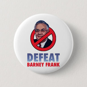 Chapa Redonda De 5 Cm Derrota Barney Frank