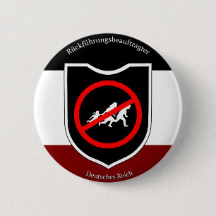 Chapa Redonda De 5 Cm DES Deutschen Reiches de Rückführungsbeauftragter