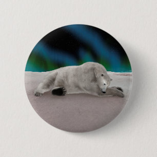 Chapa Redonda De 5 Cm Desangramiento del oso polar