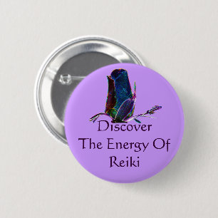 Chapa Redonda De 5 Cm Descubre La Energía De Reiki