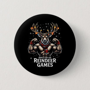 Chapa Redonda De 5 Cm Desgarrado Para Los Juegos Divertidos Navidades Gy