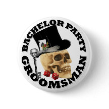 Despedida de soltero de juego gótica del cráneo de