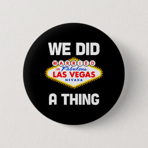 Chapa Redonda De 5 Cm Despedida de soltero en Vegas Casado en Vegas Novi
