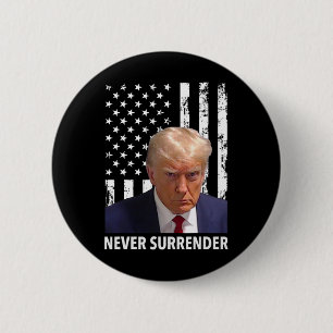 Chapa Redonda De 5 Cm Destitución a Donald Trump - Nunca rendirse ante l