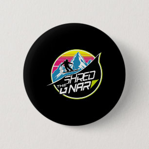 Chapa Redonda De 5 Cm Destruye El Gnar Esquí Freestyle Diamante Invierno