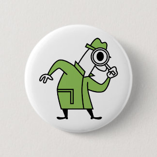 Chapa Redonda De 5 Cm Detective