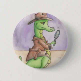 Chapa Redonda De 5 Cm Detective Draco