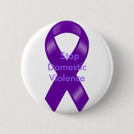 Chapa Redonda De 5 Cm Detener la violencia doméstica