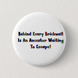 Chapa Redonda De 5 Cm Detrás De Cada Pared De Brickwall Está...