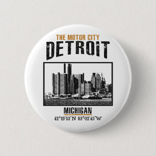 Chapa Redonda De 5 Cm Detroit
