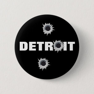 Chapa Redonda De 5 Cm Detroit
