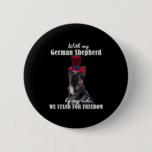 Chapa Redonda De 5 Cm Deutsch Funny American German Dogs Quotes Germany  (Anverso)