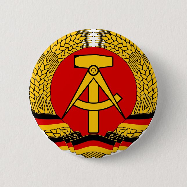 Chapa Redonda De 5 Cm Deutsche Demokratische Republik (Anverso)