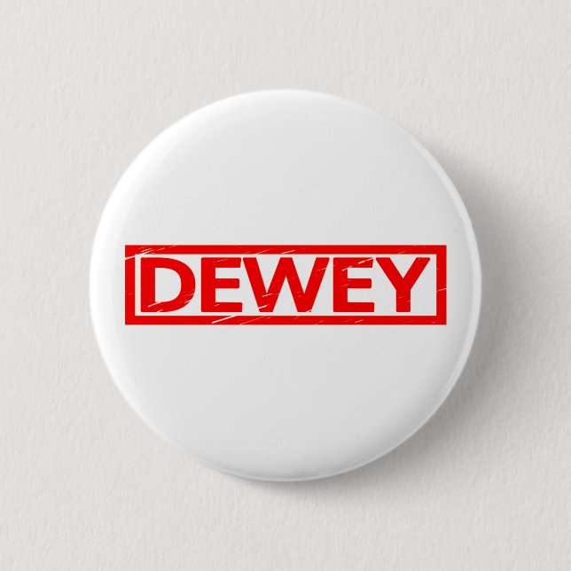 Chapa Redonda De 5 Cm Dewey Stamp (Anverso)