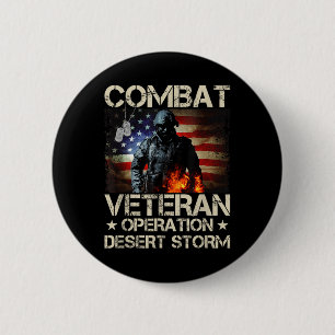 Chapa Redonda De 5 Cm Día Conmemorativo de los Veteranos Día de la Torme