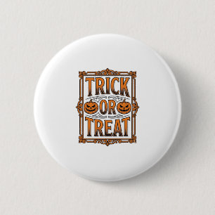 Chapa Redonda De 5 Cm Día de Brujas Truco Regalo Calabaza Calaveras Grab