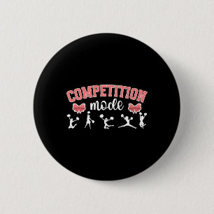 Chapa Redonda De 5 Cm Día de competencia de ánimo Modo Día de Comp de Po