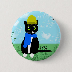 Chapa Redonda De 5 Cm Día de invierno hacia fuera