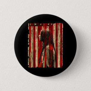 Chapa Redonda De 5 Cm Día de la Independencia Americana USA Punk Patriót