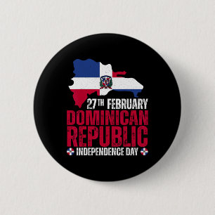Chapa Redonda De 5 Cm Día de la Independencia de la República Bandera do