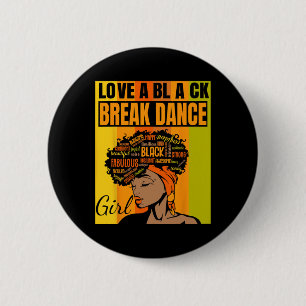 Chapa Redonda De 5 Cm Día de la Independencia Negra - Ama un baile de ru