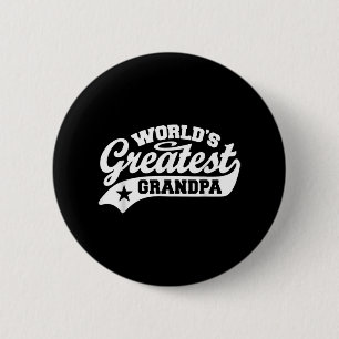 Chapa Redonda De 5 Cm Día de los Padres Graciosos del Gran Abuelo Shirt