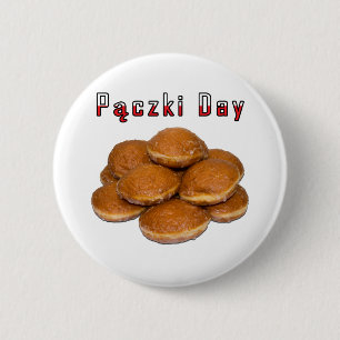 Chapa Redonda De 5 Cm Día de Paczki