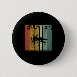 Chapa Redonda De 5 Cm Día de Pascua Mosquito Gráfico Retro Divertido Cos
