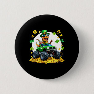 Chapa Redonda De 5 Cm Día de San Patricio para niños 2026 - Monstruo mon
