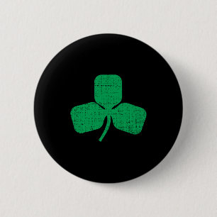 Chapa Redonda De 5 Cm Día de San Patricio Pickleball Irlandés Americano