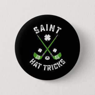 Chapa Redonda De 5 Cm Día de San Patricio Santo Trucos de Gorra Hockey T