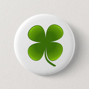 Chapa Redonda De 5 Cm Día de San Patricio - Shamrock