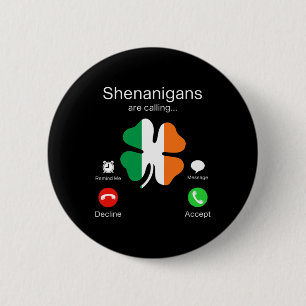 Chapa Redonda De 5 Cm Día de Santa Patrona