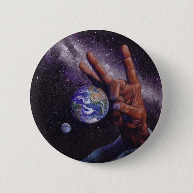 Chapa Redonda De 5 Cm Día del Juicio (Anverso)