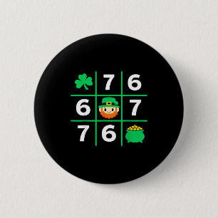 Chapa Redonda De 5 Cm Día divertido de San Patricio 67 suerte humor irla