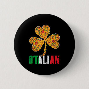 Chapa Redonda De 5 Cm Día divertido de San Patricio orgullo italiano Zza