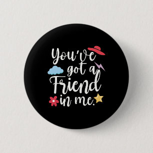 Chapa Redonda De 5 Cm Día Internacional de la Amistad Tienes un amigo yo