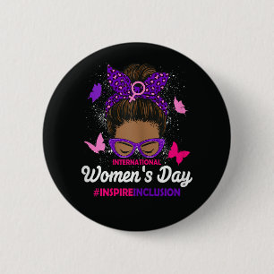 Chapa Redonda De 5 Cm Día Internacional de la Mujer
