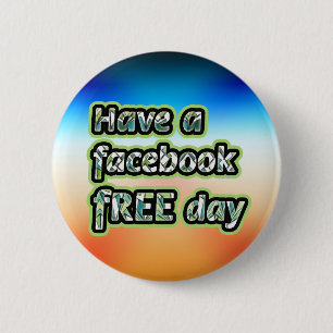 Chapa Redonda De 5 Cm Día libre de Facebook