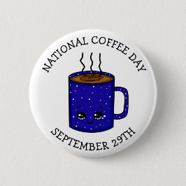 Chapa Redonda De 5 Cm Día Nacional del Café 29 de septiembre | Festivida
