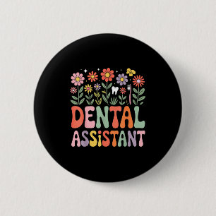 Chapa Redonda De 5 Cm Día o semana de apreciación del asistente dental g