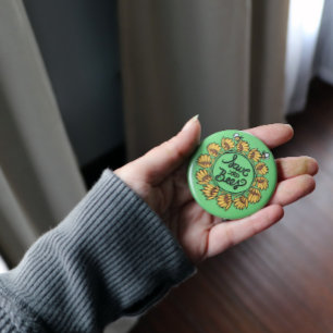 Chapa Redonda De 5 Cm Día para salvar las abejas