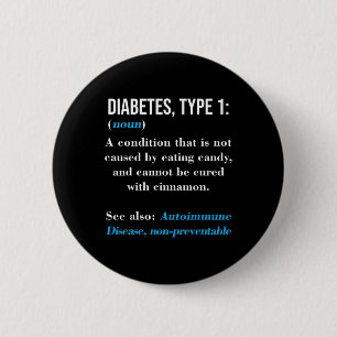 Chapa Redonda De 5 Cm Diabetes Tipo 1 Definición Enfermedad autoinmune