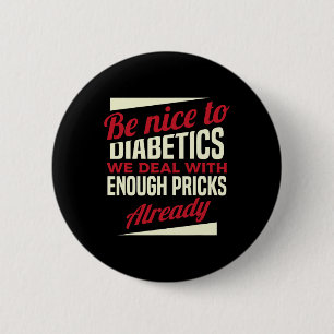 Chapa Redonda De 5 Cm Diabetes Tipo 1 Diabetes T1d Conciencia Diabética