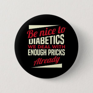 Chapa Redonda De 5 Cm Diabetes Tipo 1 Diabetes T1d Conciencia Diabética