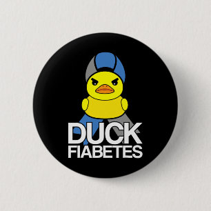 Chapa Redonda De 5 Cm Diabetes Tipo 1 T1d Pato Fiabetes Para Concienciac