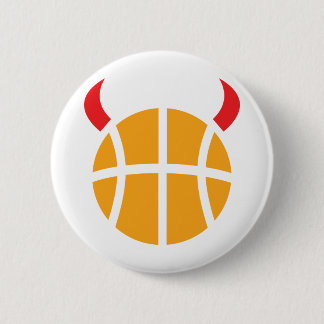 Chapa Redonda De 5 Cm diablo del baloncesto